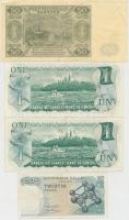 Vegyes: Belgium 1964. 20Fr + Kanada 1973. 1$ (2x) + Lengyelország 1948. 50Zl T:III
Mixed: Belgium 1...