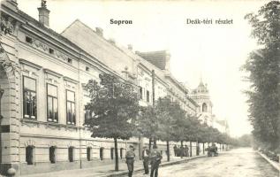 Sopron, Deák-téri részlet (kis szakadás / small tear)