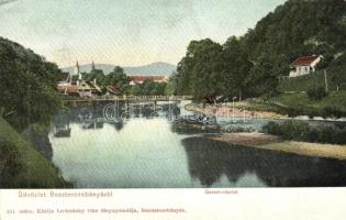 Besztercebánya, Banská Bystrica; Garam, kiadja Lechnitzky Otto / river  (EK)