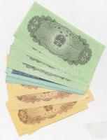 Kína 1953. 1F (7x) + 2F (5x) + 5F (6x) T:I
China 1953. 1 Fen (7x) + 2 Fen (5x) + 5 Fen (6x) C:UNC