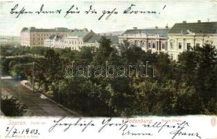 Sopron, Deák tér (kis szakadás / small tear)