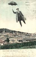 Predeal, repülő férfi / flying man (EB)