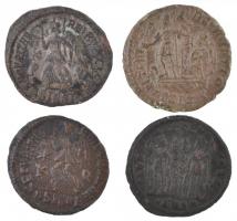 Római Birodalom 4db-os bronzpénz tétel T:vegyes Roman Empire 4pcs of bronze coins C:mixed