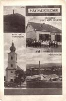 Mátraderecske, vár, téglagyár, Hangya üzlet (EM)