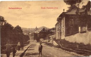 Selmecbánya, Banska Stiavnica; Deák Ferenc utca / street (EK)