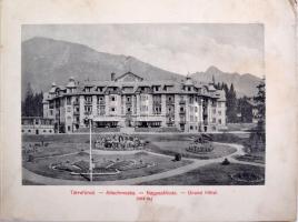 cca 1910 A Magas Tátra - Die Hohe Tátra, fotóalbum 20 db különféle látképpel, erősen megviselt állap...