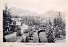 cca 1910 A Magas Tátra - Die Hohe Tátra, fotóalbum 20 db különféle látképpel, erősen megviselt állap...