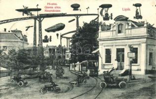 Lipik, Fő utca a jövőben / main street in the future (ázott / wet damage)