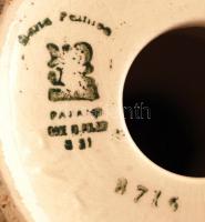 Jelzett gyertyatartó, kézzel festett, hibátlan, m:23 cm