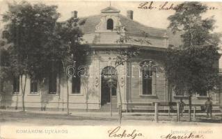 Komárom-Újváros, Igmándi úti részlet, gyógyszertár / street, pharmacy