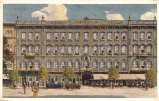 Budapest VIII. Pannonia szálló, automobile (EK)