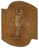 1968. "175 éves a Székelykeresztúri Líceum" zománcozott fém jelvény. Szign.: MS (18,5x23mm...