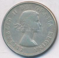 Kanada 1964. 50c Ag "II. Erzsébet" T:2-
Canada 1964. 50 Cents Ag "Elizabeth II"...