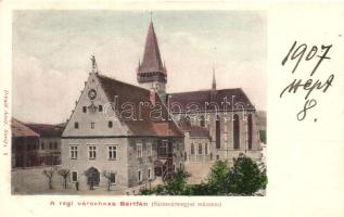 Bártfa, Bardejov; a régi városház, kiadja Divald Adolf / the old town hall