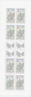 Vár bélyegfüzet, Castles stamp-booklet