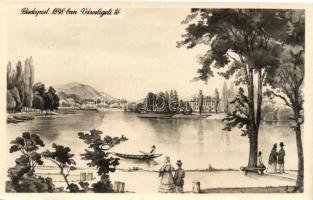 1948 Budapest 1848-ban, Centenárium emlékére, Városligeti tó