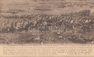 Panorama de la Bataille de Waterloo / Waterloo-i csata képeslapfüzete 12 lappal / Battle of Waterloo...