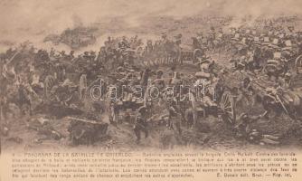 Panorama de la Bataille de Waterloo / Waterloo-i csata képeslapfüzete 12 lappal / Battle of Waterloo...