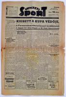 1942 a Nemzeti Sport 34. évf. 94. lapszáma érdekes aktuális hírekkel