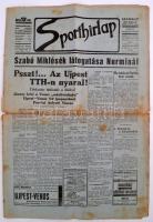 1937 a Sporthírlap 28. évf. 48. lapszáma érdekes aktuális hírekkel