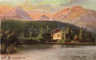 Tátra, Tatra; Csorba-tó / lake, Raphael Tuck & Sons 'Oilette' No. 608/B (Rb)