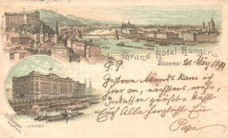1899 Budapest, Grand Hotel Hungaria, Corso (EB)