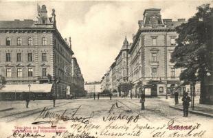 Budapest VI. Teréz körút, Podmanitzky utca, dohánytőzsde, Szemere üzlete, Stancsu József Kávéháza (EK)