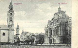 Nagyvárad, Oradea; Szent László tér / square (Rb)