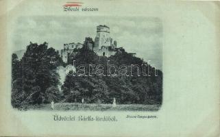 Zboró, várrom, Divald / castle ruins (EK)