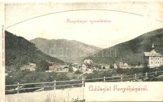 Fenyőháza, Lubochna; nyaralótelep, kiadja Wlaszovits Gusztáv / holiday resort (EK)