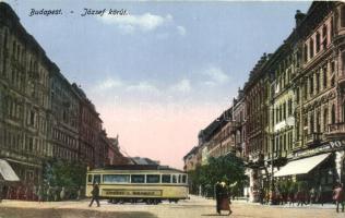 Budapest VIII. József körút, villamos (fl)