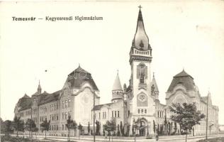 Temesvár, Timisoara; Kegyesrendi főgimnázium / grammar school (EK)