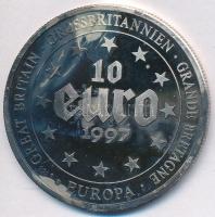 Nagy-Britannia 1997. 10EUR Ag fantáziaveret T:PP patina, ujjlenyomat
Great Britain 1997. 10 Euro Ag...