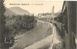 Mühldorf, Seebach, bridge, Tauern Railway, locomotive, B.K.W.I. 3229