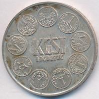 1974. 100Ft Ag "KGST" T:BU patina,ujjlenyomat