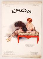 1925 Eros, 4. évfolyam 43. szám, francia erotikus magazin, színes illusztrációkkal / French erotic magazine