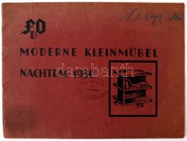 1930 Moderne Kleinmöbel, Nachtrag, képekkel illusztrált bútorkatalógus, 77p / catalogue
