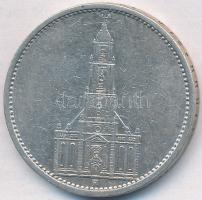 Német 3. Birodalom 1935A 5M Ag "Garnisonkirche" T:2,2-
German Third Reich 1935A 5 Marks A...