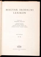 Magyar Irodalmi Lexikon. Főszerk.: Benedek Marcell. Bp., 1963, Akadémiai Kiadó. Kicsit kopott vászon...