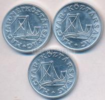 1989,1990,1991. 50f Al (3x) T:1,1-