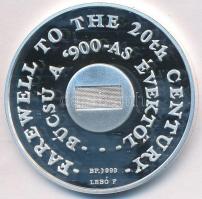 Lebó Ferenc (1960-) 2000. "MKB - Boldog Millenniumot / Búcsú a '900-as évektől" Ag em...