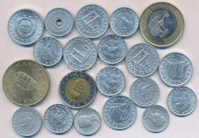 1953. 2f Al + 1953-1960. 5f Al (2x) + 1975-1992. 10f Al (8x) + 1980-1991. 50f (5x) + 1989. 1Ft Al + ...