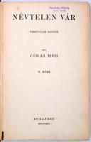 A Jókai Mór centenáriumi kiadás 13., 28. és 29. kötete: Mire megvénülünk; Névtelen vár 1-2. köt. Bp....