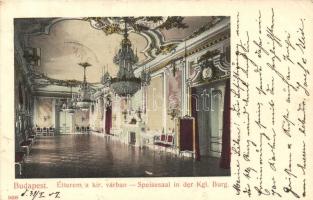 Budapest I. Királyi vár, az étterem belseje (EK)