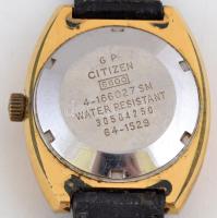 Citizen 28800 női karóra, naptáras, működik, jelzett, bőr szíjjal