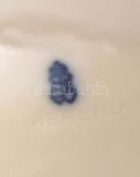 Herendi (óherendi) petrezselyem mintás tányér, kis kopásnyomokkal, jelzett, d:25 cm