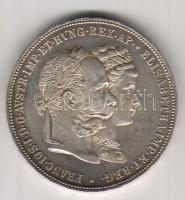 Ausztria 1879. 2G Ag "Ezüstlakodalom" T:1/2 kis ph.