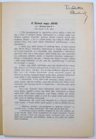 1905 Cholnoky Jenő: A kínai nagyalföld, térkép melléklettel. Különlenyomat a "Földrajzi Közlemé...