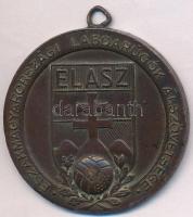 1936. &quot;ÉLASZ - Északmagyarországi Labdarúgók Alszövetsége&quot; Br díjérem füllel (40,5mm) T:2 ph.