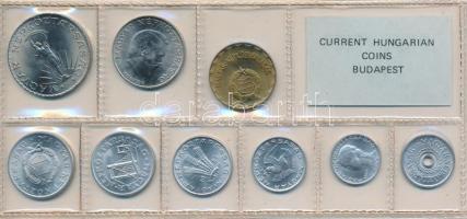 1981. 2f-10Ft 9db klf, érmés forgalmi sor fóliatokban T:1